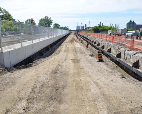 Shoring Monitoring at Metrolinx West Toronto Diamond, Toronto