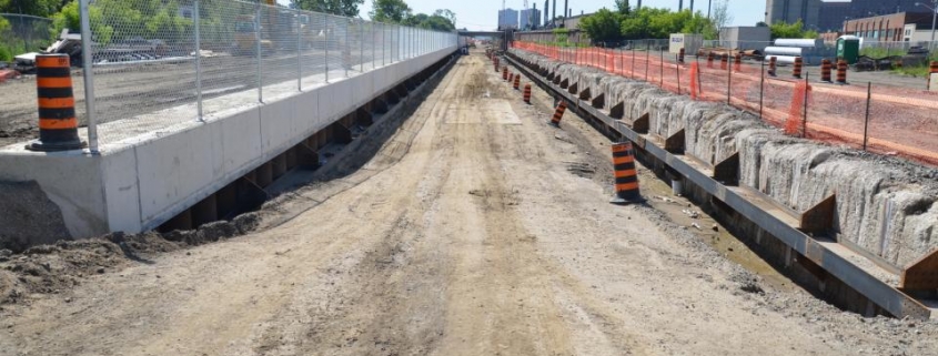 Shoring Monitoring at Metrolinx West Toronto Diamond, Toronto