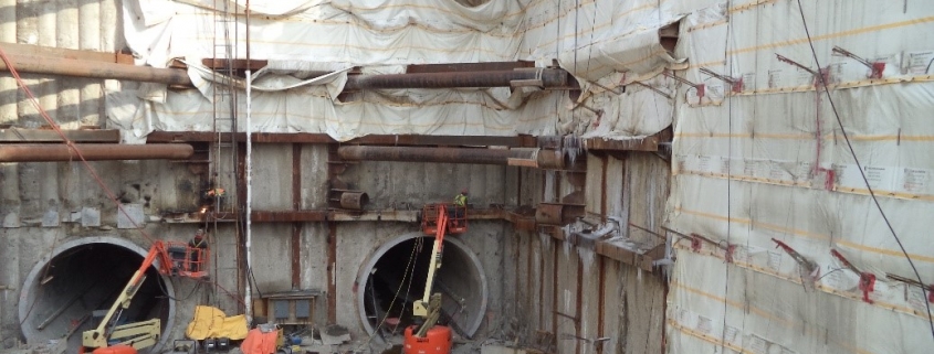 Shoring Monitoring at 07 Highway Station, Vaughan